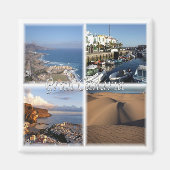 zES005 GRAN CANARIA, Canarische Eilanden, Spanje, Magneet (Voorkant)