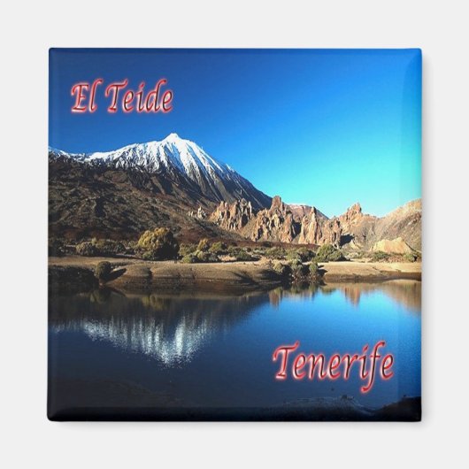 zES006 EL TEIDE Tenerife Spanje, Fridge Magneet (Voorkant)