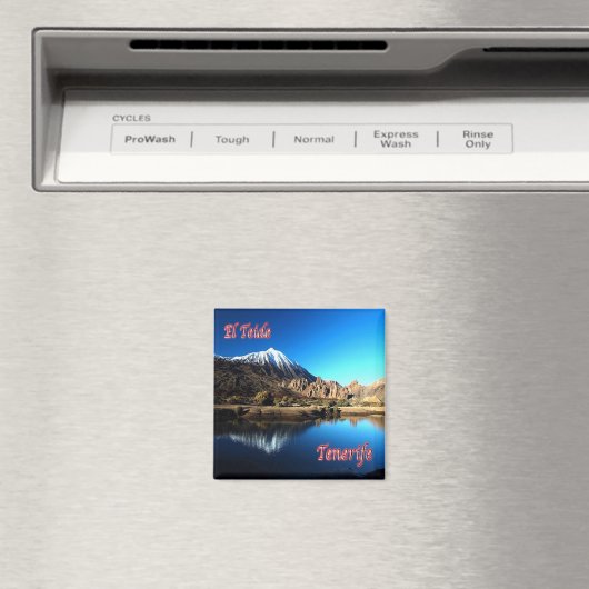 zES006 EL TEIDE Tenerife Spanje, Fridge Magneet (Insitu (Vaatwasser))