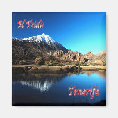 zES006 EL TEIDE Tenerife Spanje, Fridge Magneet (Voorkant)