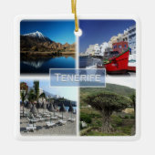 zES007 TENERIFE Canarische Eilanden Spanje, Keramisch Ornament (Voorkant)