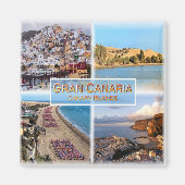zES008 LAS PALMAS Gran Canaria, Fridge Magneet (Voorkant)