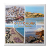 zES008 LAS PALMAS Gran Canaria Tegeltje (Voorkant)