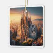 zES013 BARCELONA Basilica Sagrada Familia, Keramisch Ornament (Links)