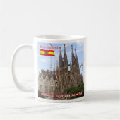 zES013 BARCELONA Basilica Sagrada Familia, Koffiemok (Links)