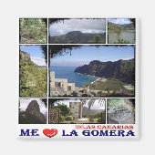 zES014 LA GOMERA - I Love - Fridge Magneet (Voorkant)