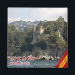 zES015 LLORET DE MAR Kasteel op het strand, Koelka Magneet<br><div class="desc">Hier vindt u het souvenir van uw vakantie. (zES015 LLORET DE MAR Kasteel op het strand Koelkast magneet). Verras vrienden en familieleden met de unieke souvenirs van uw geweldige reis. Probeer ons. #LeoPepeDesign - Europa Spanje,  Leopepedesign,  Reisreis fototoerisme,  cadeau souvenir gadget koelkast magneet.</div>