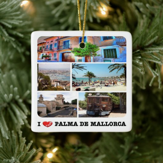 zES020 PALMA DE MALLORCA, Spanje, Keramisch Ornament (Boom)