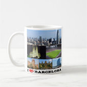 zES022 i love BARCELONA, Spain, Europe, Koffiemok (Links)