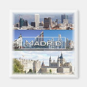 zES023 MADRID - Spanje - Fridge Magneet (Voorkant)