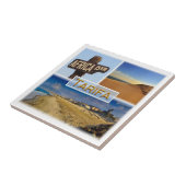 zES027 TARIFA - 15,oo kms Afrika, Tegeltje (Zijkant)