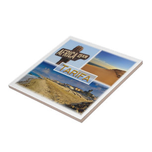 zES027 TARIFA - 15,oo kms Afrika, Tegeltje