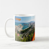 zES032 panorama van MALAGA, Spanje, Europa, koffie Koffiemok (Links)