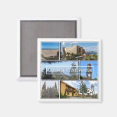 zES033 GRAN CANARIA Canarische Eilanden Spanje, Fr Magneet (Voorkant / Achterkant)