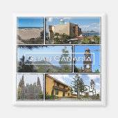 zES033 GRAN CANARIA Canarische Eilanden Spanje, Fr Magneet (Voorkant)