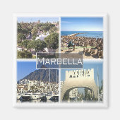 zES035 MARBELLA Spanje, Fridge Magneet (Voorkant)