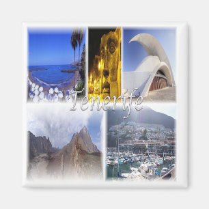 zES036 TENERIFE Canarische Eilanden Spanje, Fridge Magneet
