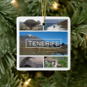 zES045 TENERIFE, Canarische Eilanden, Spanje, Keramisch Ornament