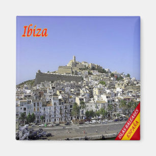 zES058 EIVISSA Town, Spanje, Fridge Magneet