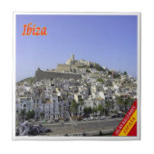 zES058 EIVISSA Town, Spanje, Tegeltje (Voorkant)