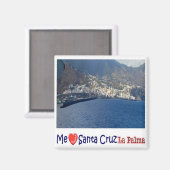 ZES079 LA PALMA, SANTA CRUZ, IK HOU VAN. Fridge Magneet (Voorkant / Achterkant)