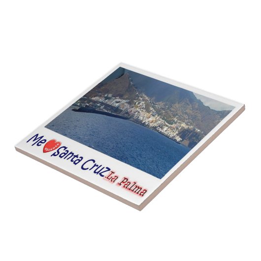 ZES079 LA PALMA, SANTA CRUZ, IK HOU VAN, TEGELTJE (Zijkant)