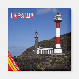 zES080 LA PALMA, LIGHTHOUSE, Spanje, Fridge Magneet