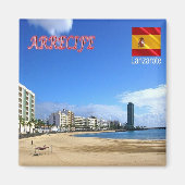 zES086 LANZAROTE, ARRECIFE, Spanje, Fridge Magneet (Voorkant)