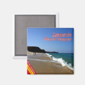 zES088 LANZAROTE, PAPAGAYOS BEACH, Spanje, Fridge Magneet (Voorkant / Achterkant)