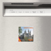zES090 MADRID, CATHEDRAL AMLMUDENA, Spanje, Fridge Magneet (Insitu (Vaatwasser))