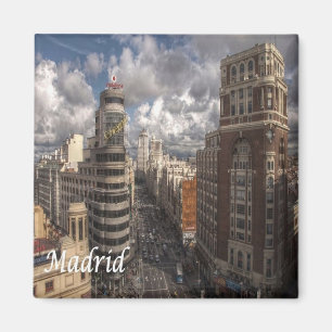 zES091 MADRID City, Spanje, Fridge Magneet
