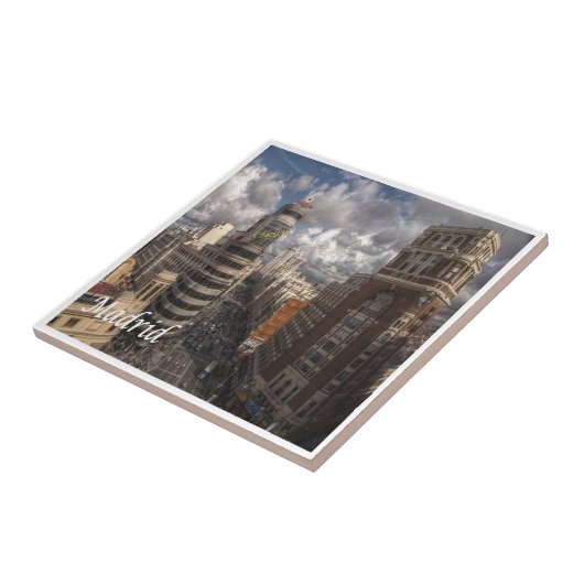 zES091 MADRID, Spanje, Tegeltje (Zijkant)