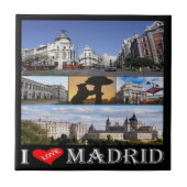 zES092 MADRID, I LOVE, Spanje, Tegeltje (Voorkant)