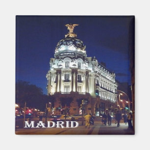 zES093 MADRID City, Spanje, Fridge Magneet
