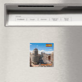 zES094 MADRID, DOWNTOWN AVENUE, Spanje, Fridge Magneet (Insitu (Vaatwasser))
