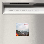 zES095 MADRID, panorama, Spanje, Fridge Magneet (Insitu (Vaatwasser))