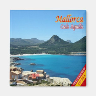 zES096 MALLORCA, CALA AGULLA, Spanje, Fridge Magneet