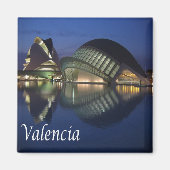 zES100 VALENCIA panorama, Spanje, Fridge Magneet (Voorkant)