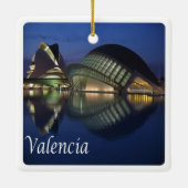 zES100 VALENCIA panorama, Spanje, Keramisch Ornament (Achterkant)