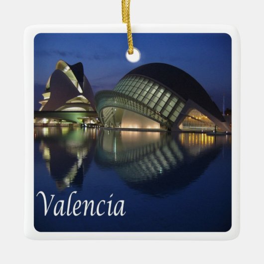 zES100 VALENCIA panorama, Spanje, Keramisch Ornament (Voorkant)