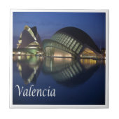 zES100 VALENCIA panorama, Spanje, Tegeltje (Voorkant)