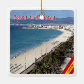 zES101 PALMA DE MALLORCA, Spanje, Keramisch Ornament (Achterkant)