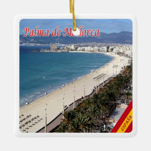 zES101 PALMA DE MALLORCA, Spanje, Keramisch Ornament (Voorkant)