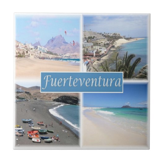 zES102 FUERTEVENTURA, Canarische Eilanden, Tegeltje (Voorkant)