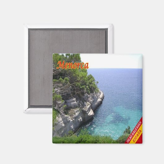 zES106 MENORCA, PANORAMA, Magneet (Voorkant / Achterkant)
