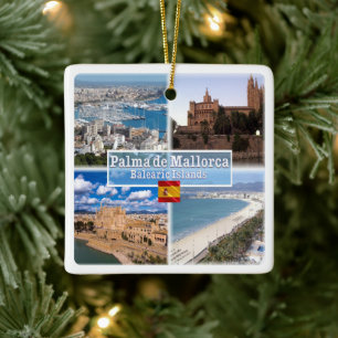 zES107 MALLORCA PALMA, Balearen, Keramisch Ornament