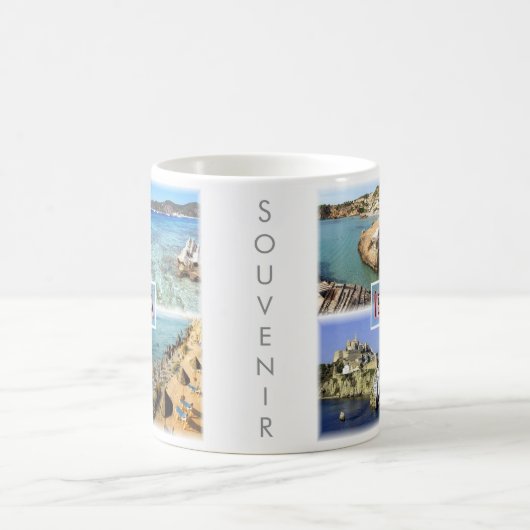 zES109, oude stad IBIZA, CALA TARIDA, SES SALINAS, Koffiemok (Center)