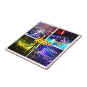 zES110 disco in IBIZA, Balearen, Spanje, Tegeltje