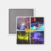 zES110 disco in IBIZA, Balearic, Spanje, Fridge Magneet (Voorkant / Achterkant)