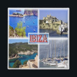 zES113 IBIZA, Old Town, San Miquel, Santa Eularia, Magneet<br><div class="desc">Hier vind je het souvenir van je vakantie. Deze categorie omvat souvenirs van vele plaatsen in Europa - Spanje - Balearen - Ibiza - San Miquel - Old Town - Marina di Santa Eularia. Verbaasd vrienden en familieleden met de unieke souvenirs van je geweldige reis! Probeer ons!</div>